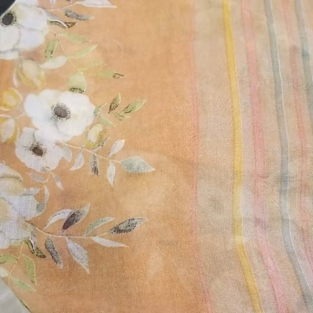 💕MONSERAT DE LUCCA💕 Floral Chiffon Scarf